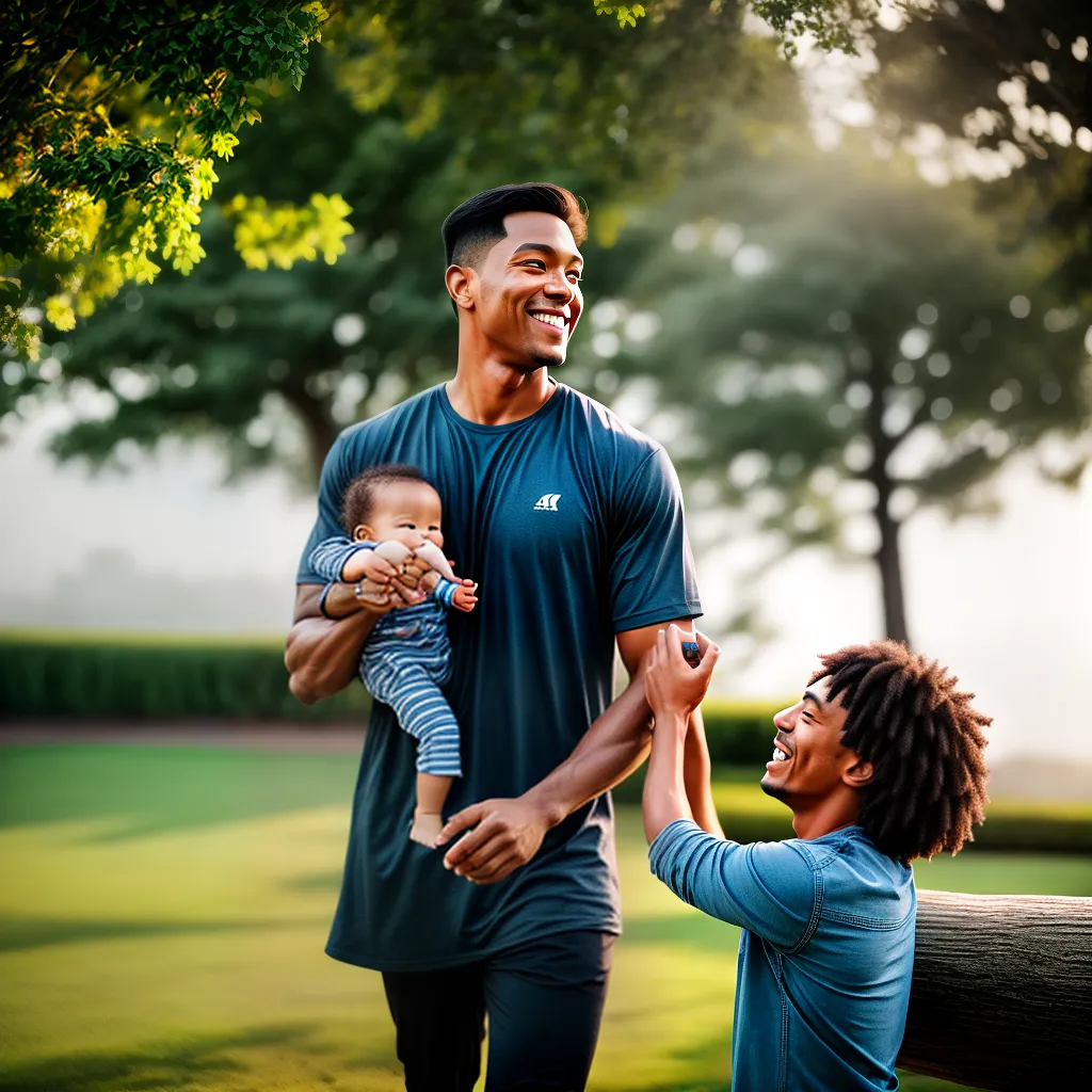 Como ser um Pai de Família presente e ativo 4 Fotos pai brincando filhos sorriso familia