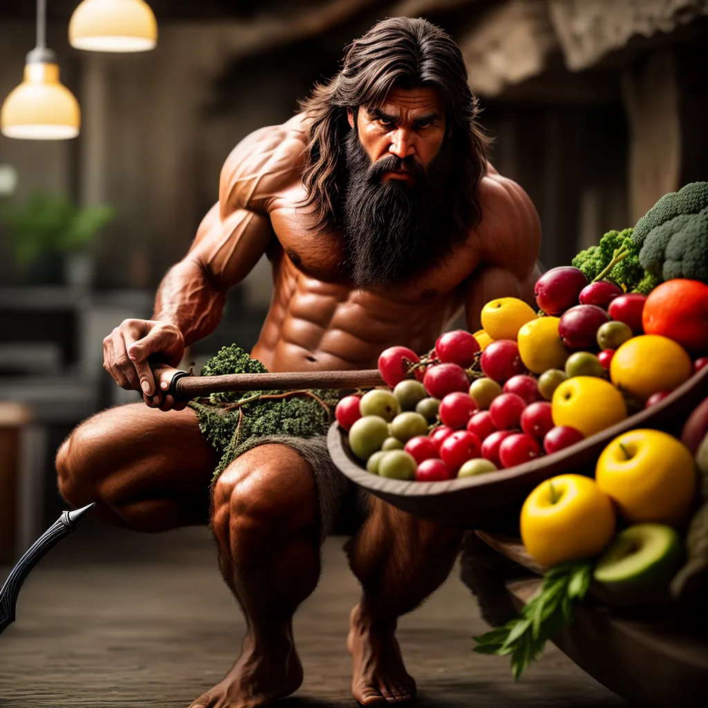Fotos paleo dieta caveman frutas legumes