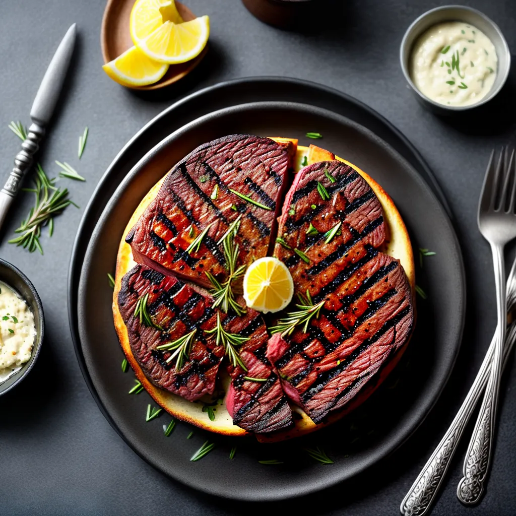 Fotos picanha grelhada alho manteiga rosmaninho