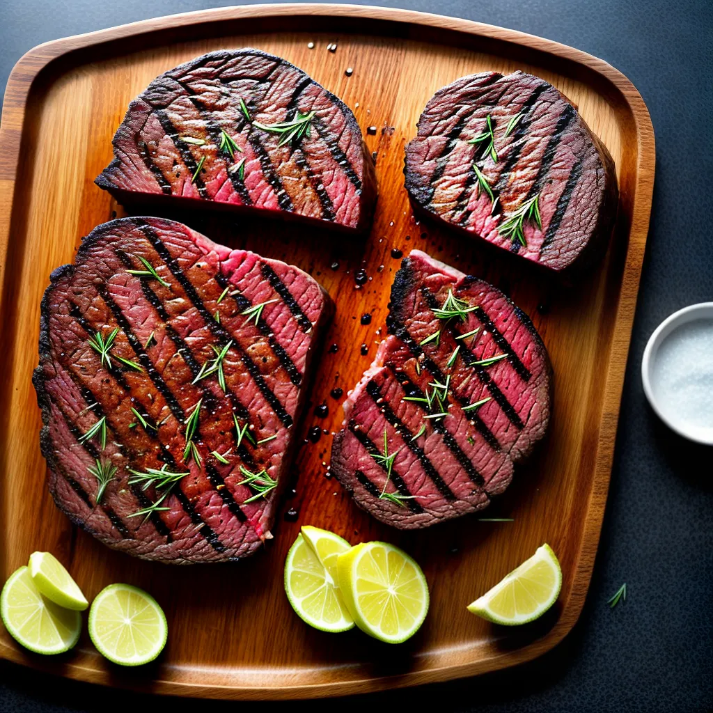 Fotos picanha grelhada suculenta sal rosmarino