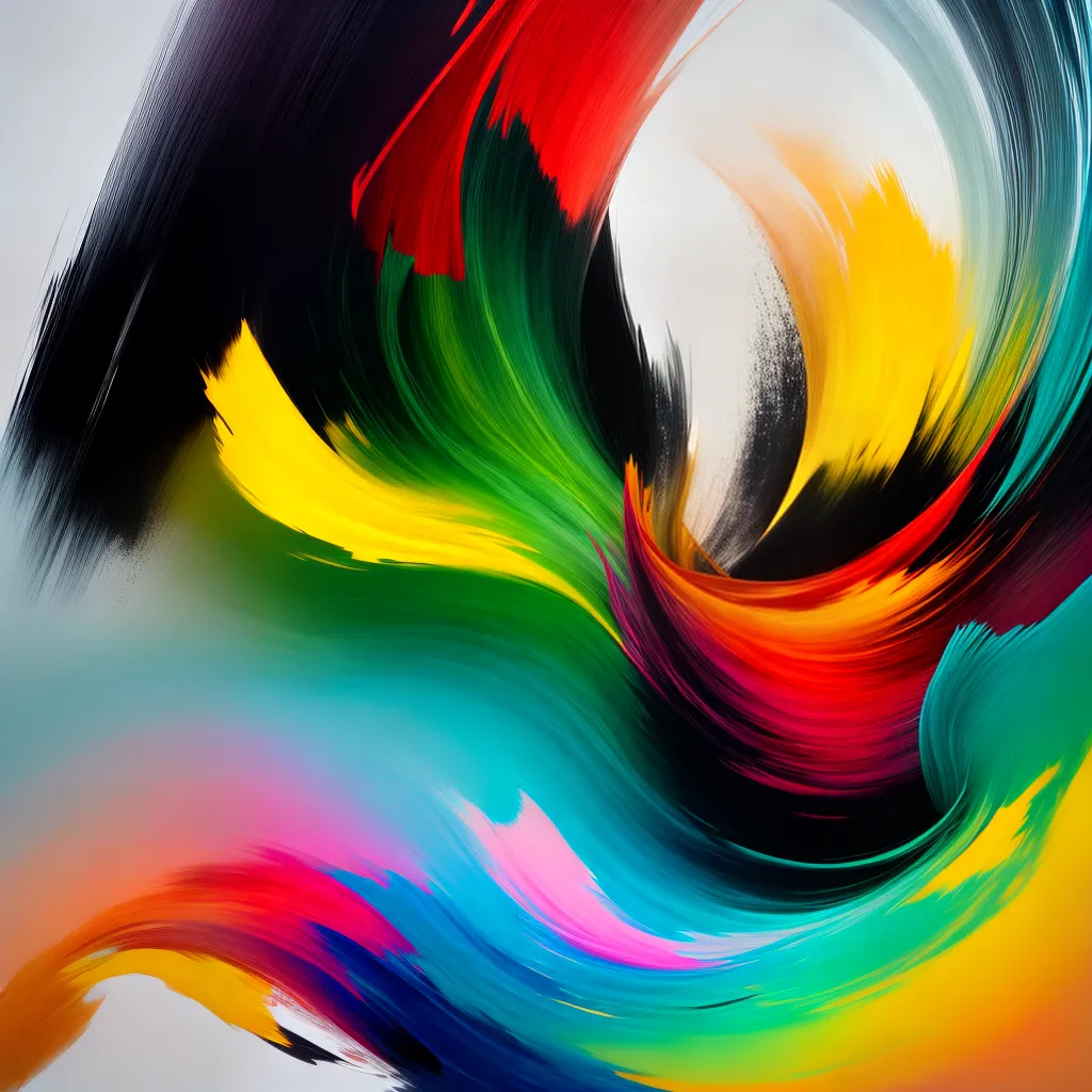 Fotos pintura abstrata cor forma arte