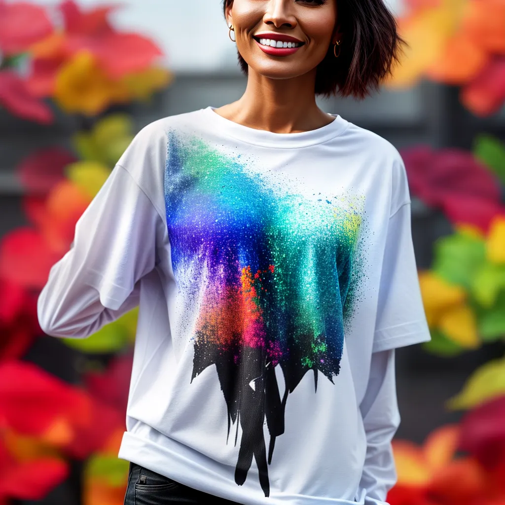 Fotos pintura camiseta sorriso criatividade