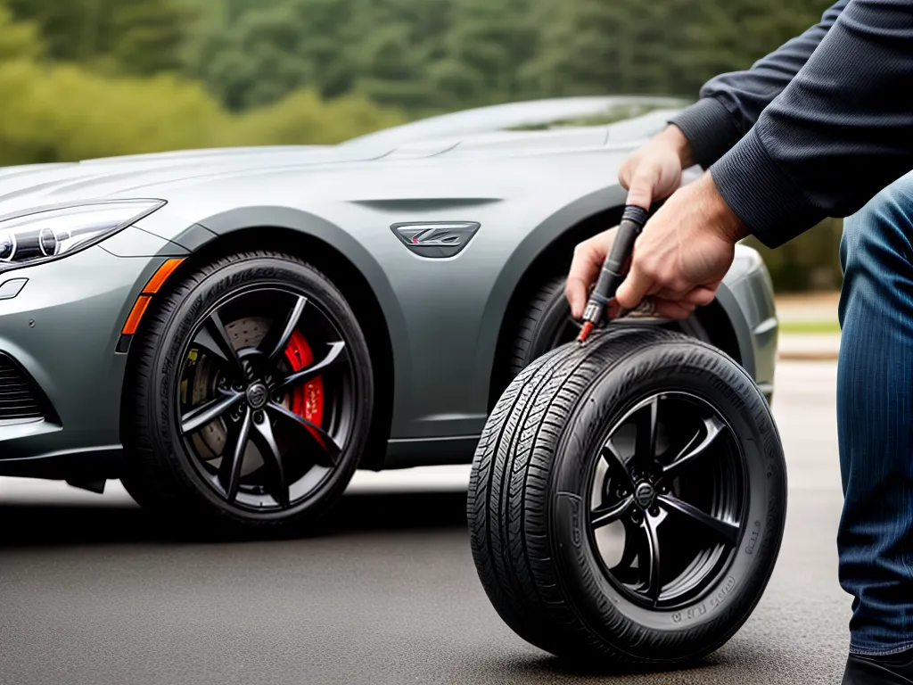 Como escolher o melhor pneu para seu carro. 2 Fotos pneus carro examinando opcoes seguranca
