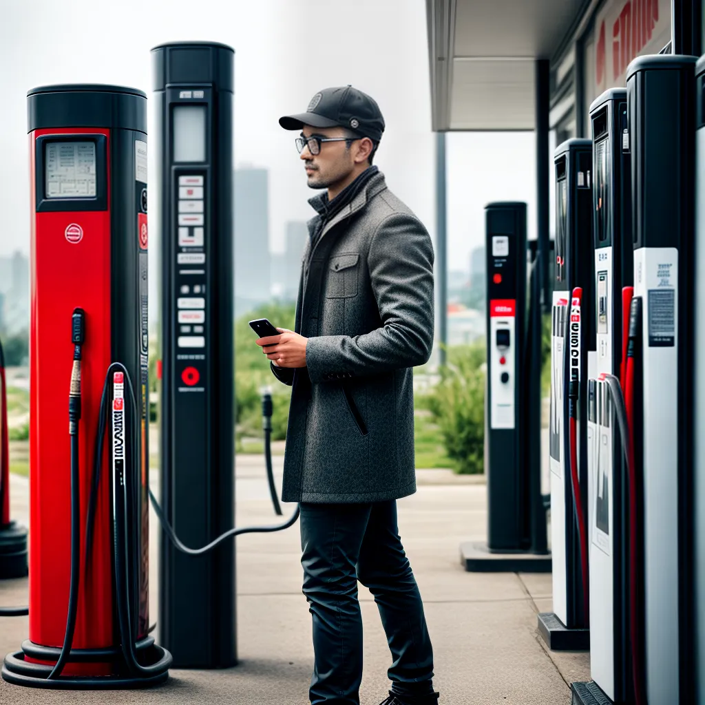 Fotos posto gasolina moto combustivel 2