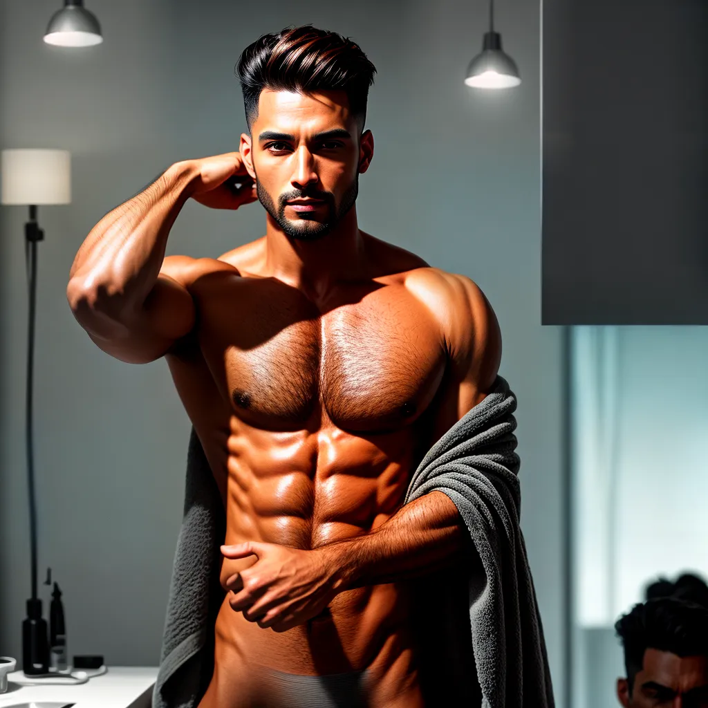 Fotos raspando cabeca homem determinado
