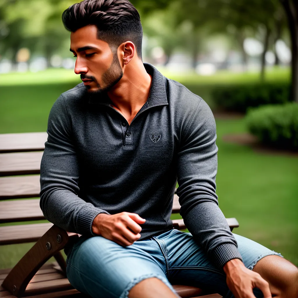 Fotos relaxamento homem banco parque natureza