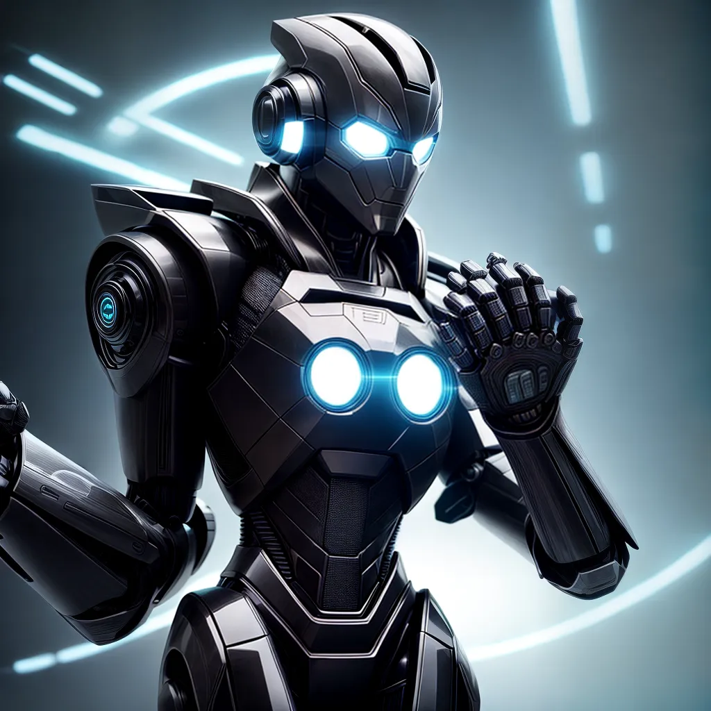 Fotos robo mao dolar financeiro tecnologia