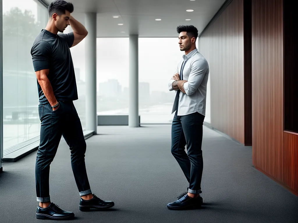 Slip masculino: Dicas de estilo para não errar na escolha. Fotos sapato casual homem espelho