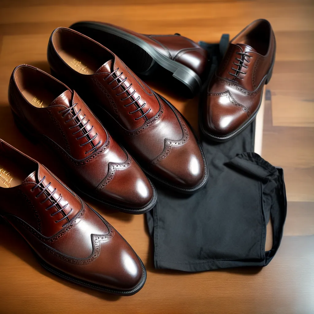 Oxford Shoes: O Sapato Masculino que Nunca Sai de Moda 4 Fotos sapato oxford couro marrom brilho