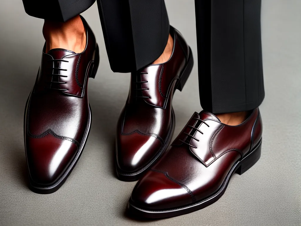 Fotos sapatos masculinos elegantes couro polido