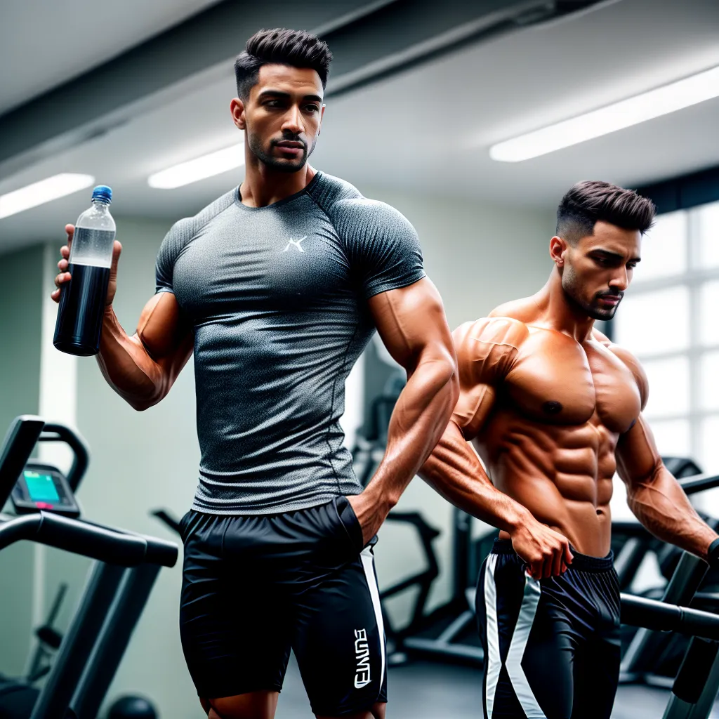 Fotos saude masculina exercicio hidratacao