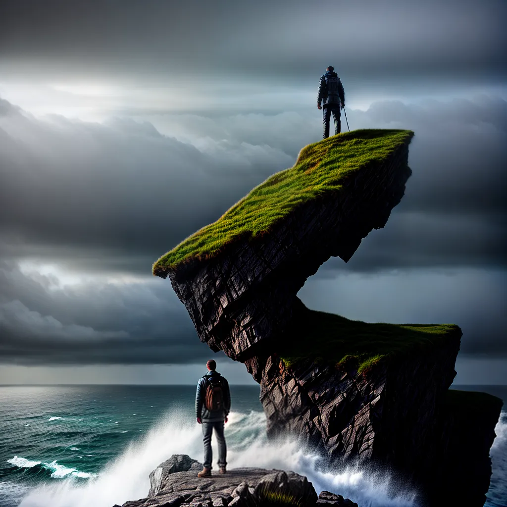Por que é importante cuidar da saúde mental masculina 2 Fotos saude mental homens isolamento cliff oceano