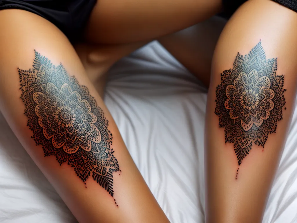 Descubra a Incrível Arte de Tatuagens na Perna em Pele Morena! Fotos tatuagem na perna em pele morena