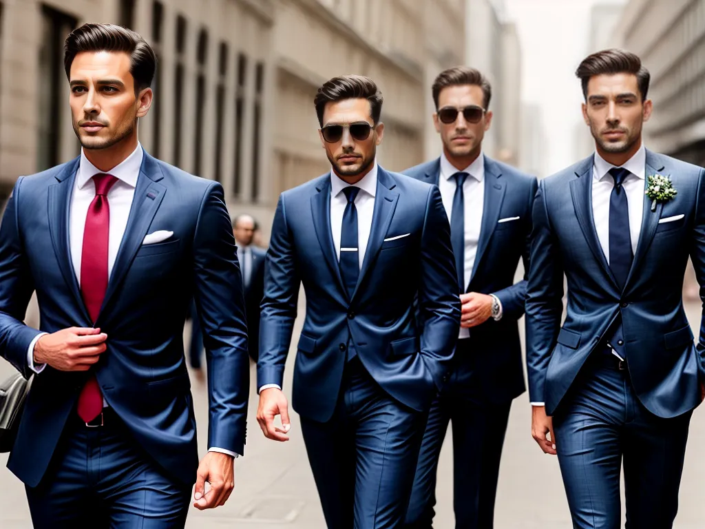 Fotos terno azul marinho camisa branca gravata vermelha