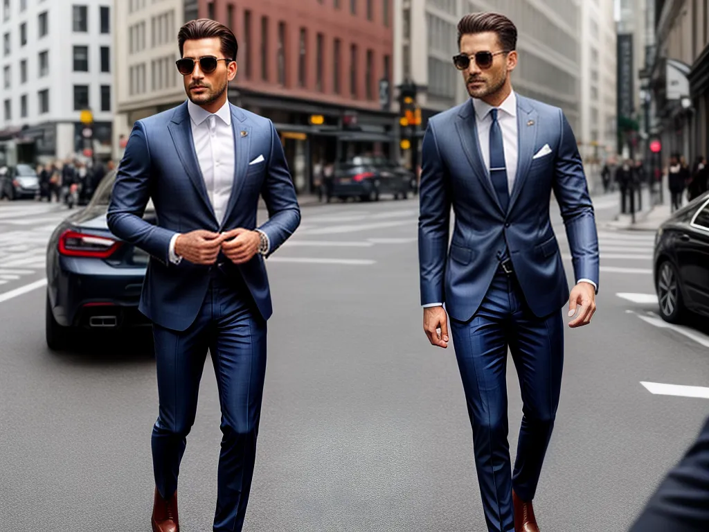 Fotos terno classe investimento azul cinza