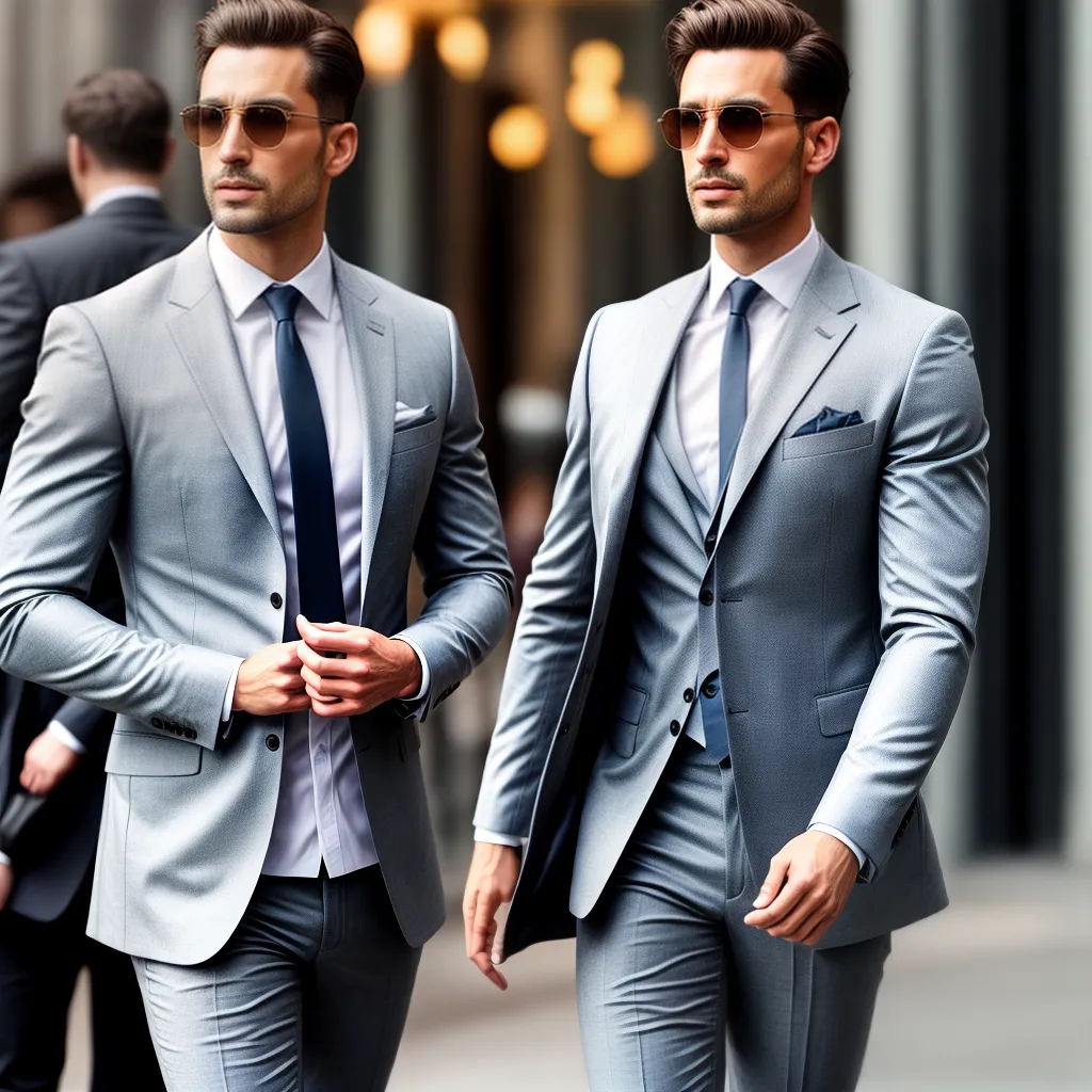 Fotos traje masculino guia formas corpo