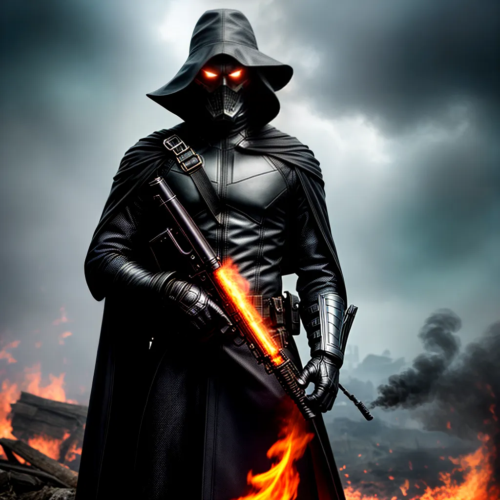 Fotos vilao sombrio arma fogo filme