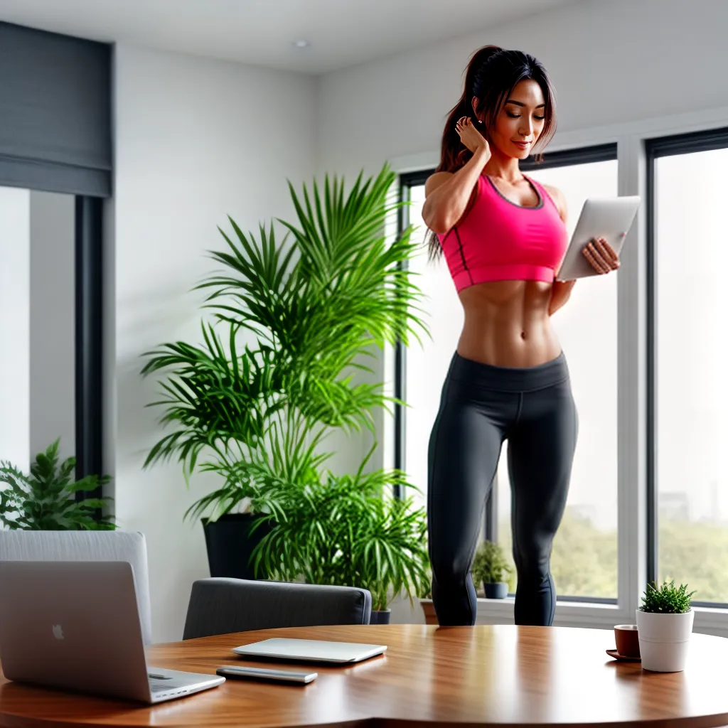 Como começar a praticar exercício físico em casa 4 Fotos yoga casa laptop plantas claridade