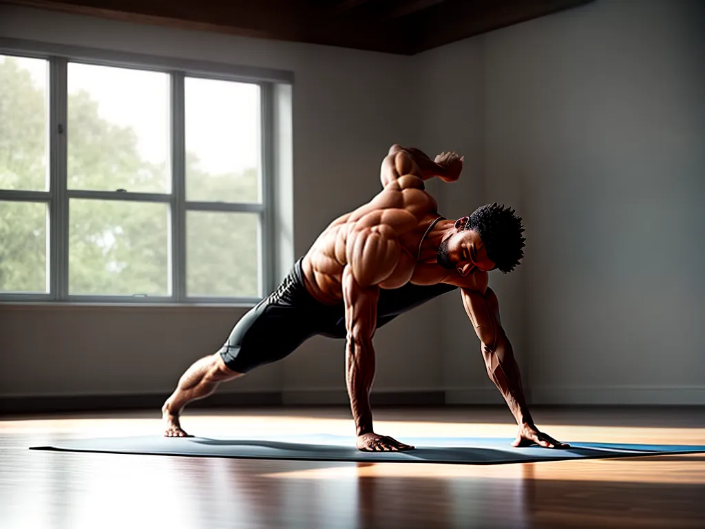 Por que os homens devem incluir a ioga em sua rotina de exercícios Fotos yoga homem sereno tonificado