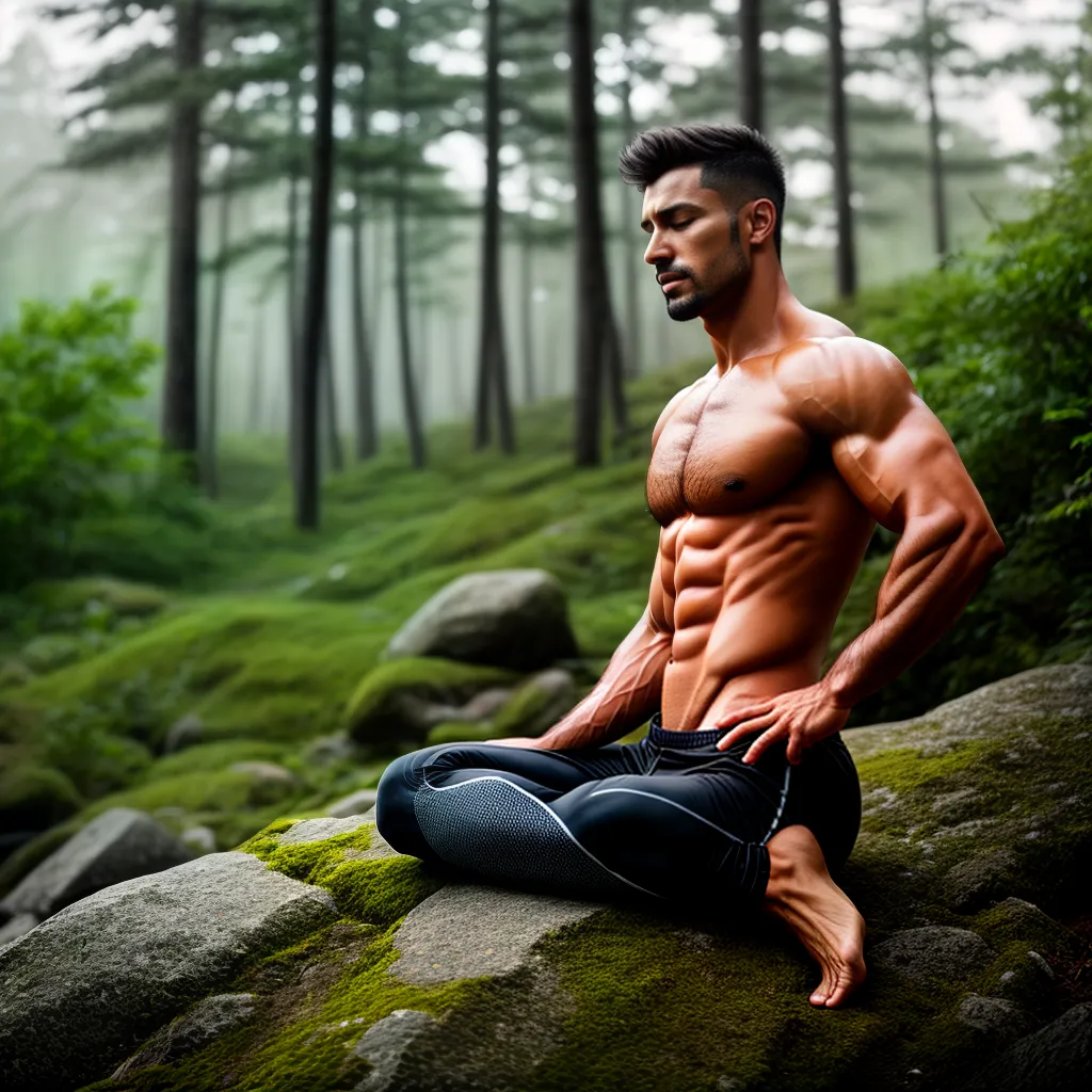Por que os homens devem incluir a ioga em sua rotina de exercícios 3 Fotos yoga natureza homem foco