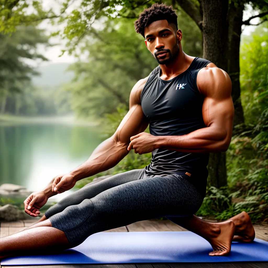 Por que os homens devem incluir a ioga em sua rotina de exercícios 2 Fotos yoga natureza homem meditando
