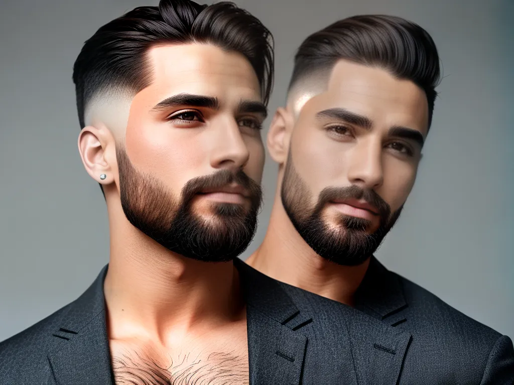 Imagens cabelo alinhado masculino