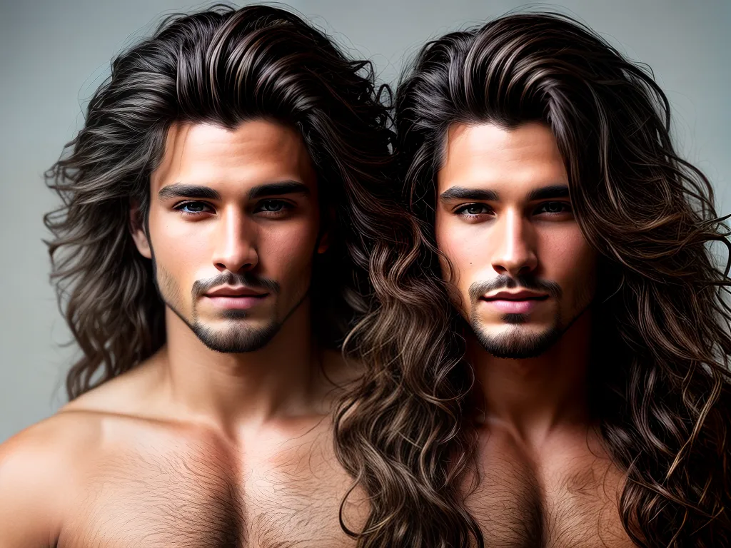 Segredos Revelados: Como Ter um Cabelo Longo Masculino Ondulado de Arrasar! 1 Imagens cabelo longo masculino ondulado