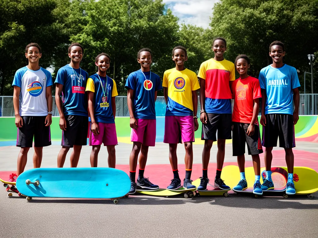 Imagens camisas olimpiadas skate