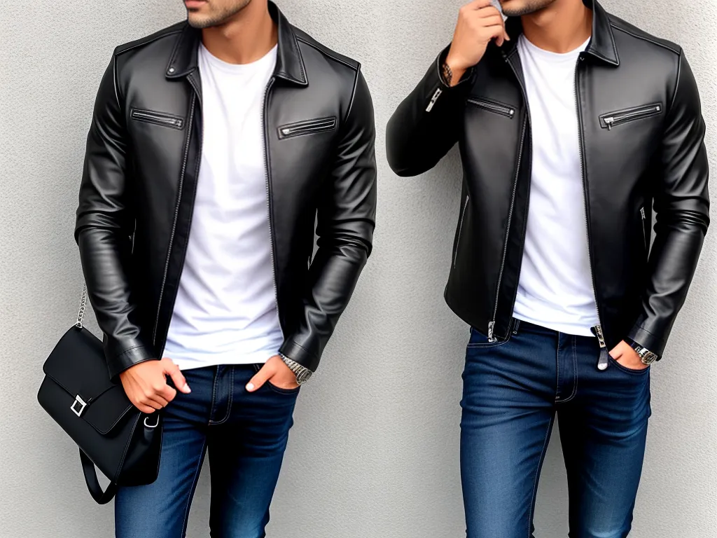 Estilo Masculino: Jaqueta de Couro em Alta! 1 Imagens como usar jaqueta de couro masculina