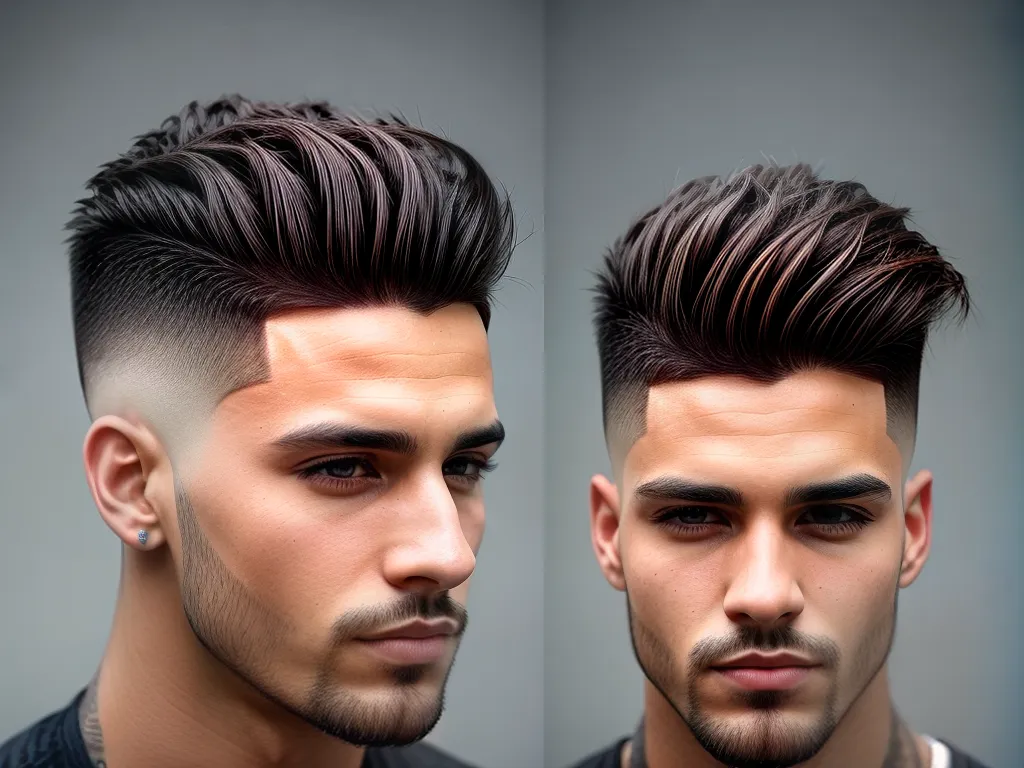 Vire um Expert: Aprenda o Corte Fade em V 1 Imagens corte fade em v