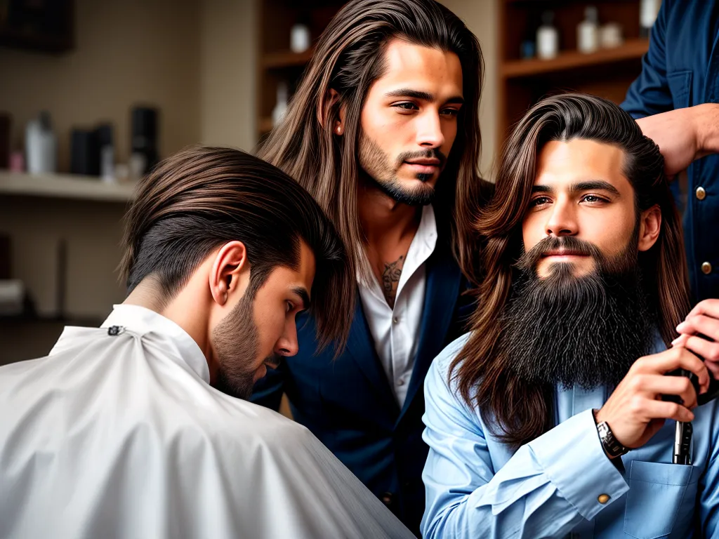 Imagens cortes cabelo masculino comprido