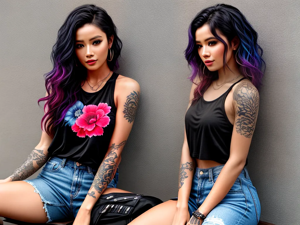 Transformação Incrível: Mulher Tatuada Revela sua História de Vida 1 Imagens mulher tatuada 3