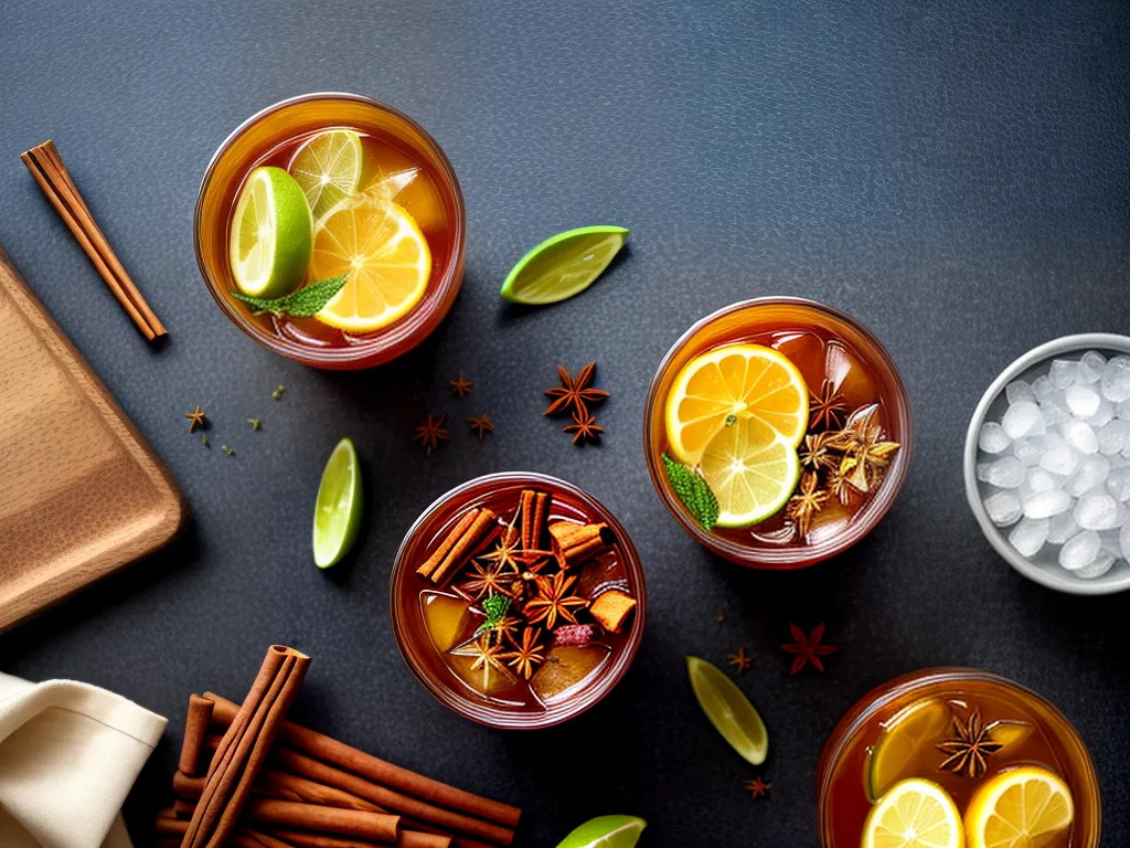 Imagens receitas gin com especiarias