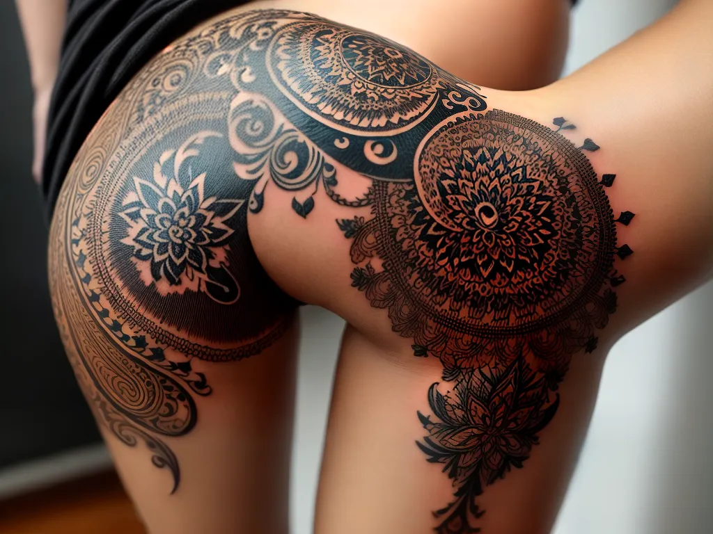 Descubra a Incrível Arte de Tatuagens na Perna em Pele Morena! 1 Imagens tatuagem na perna em pele morena