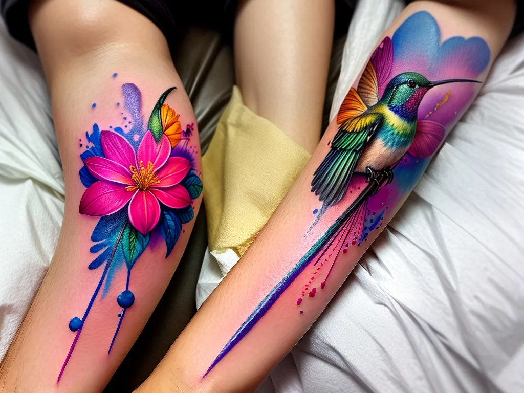 Imagens tatuagens com aquarela