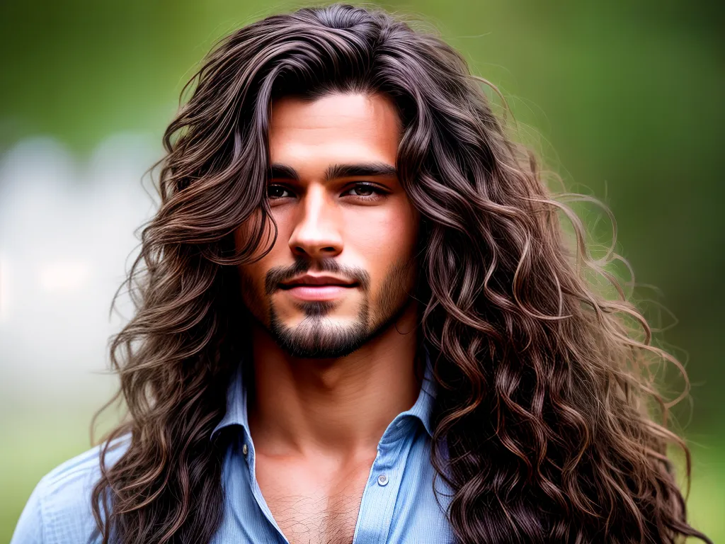 Segredos Revelados: Como Ter um Cabelo Longo Masculino Ondulado de Arrasar! 2 fotografia cabelo longo masculino ondulado