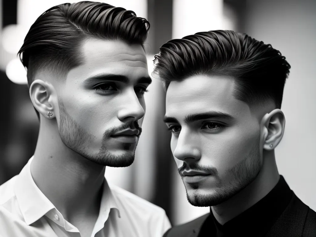 fotografia cabelo masculino padrao