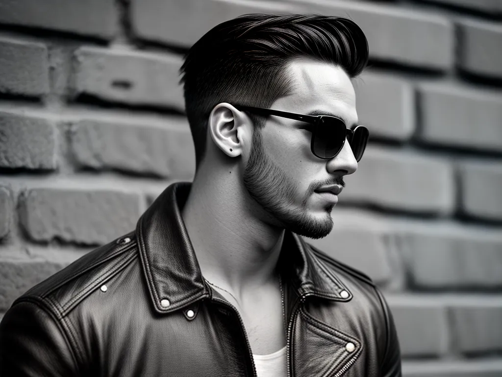 fotografia cabelos estilosos masculino