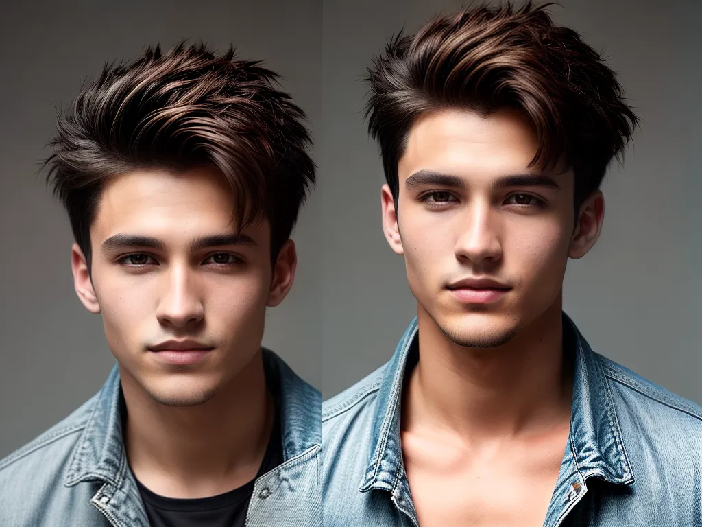 fotografia cabelos pequenos masculinos