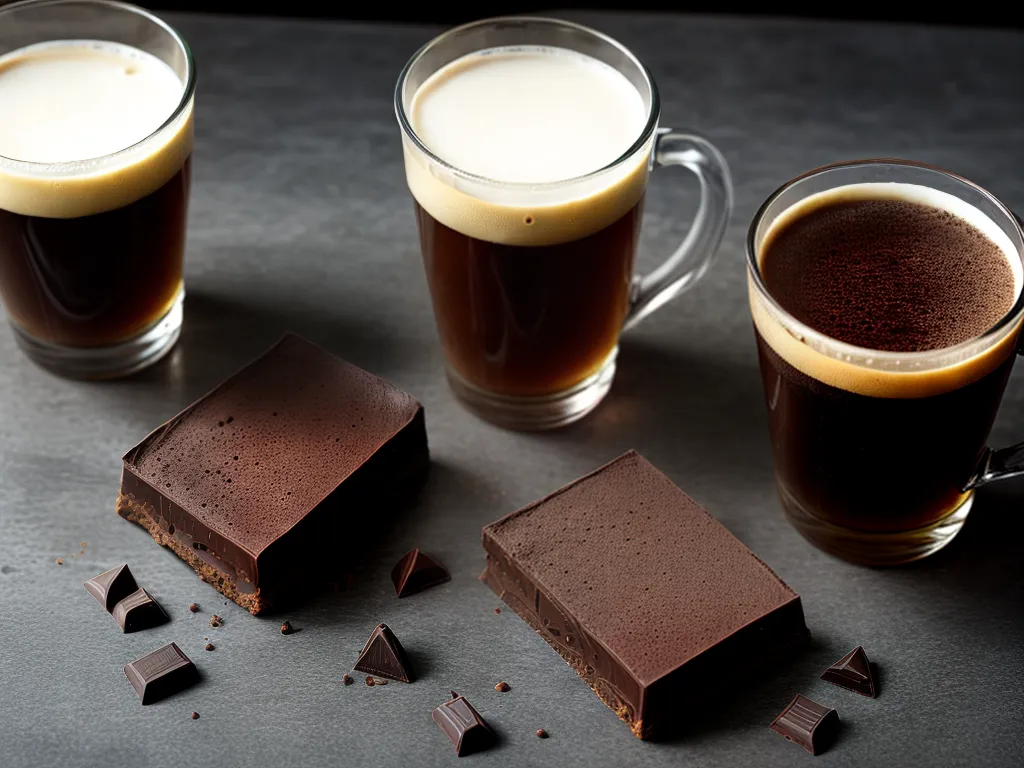 fotografia chocolate com cerveja