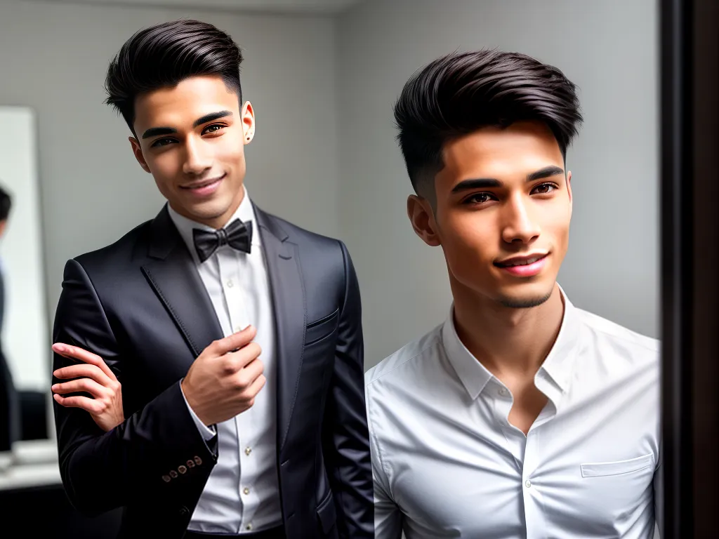 Revolutionize Seu Visual com Estes Cortes de Cabelo Liso Curto Masculino Incríveis! 2 fotografia cortes cabelo liso curto masculino