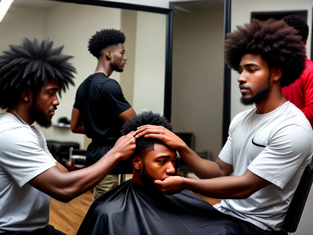 Descubra os 7 Cortes de Cabelo Masculino Afro que Vão te Deixar Irresistível! 2 fotografia cortes de cabelos masculinos afros