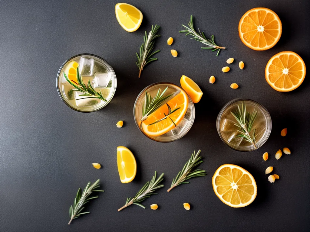 fotografia especiarias para colocar no gin