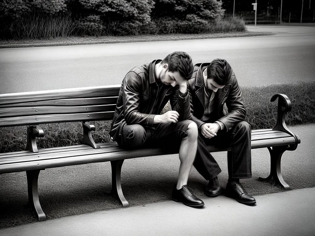 fotografia homem dependente emocional