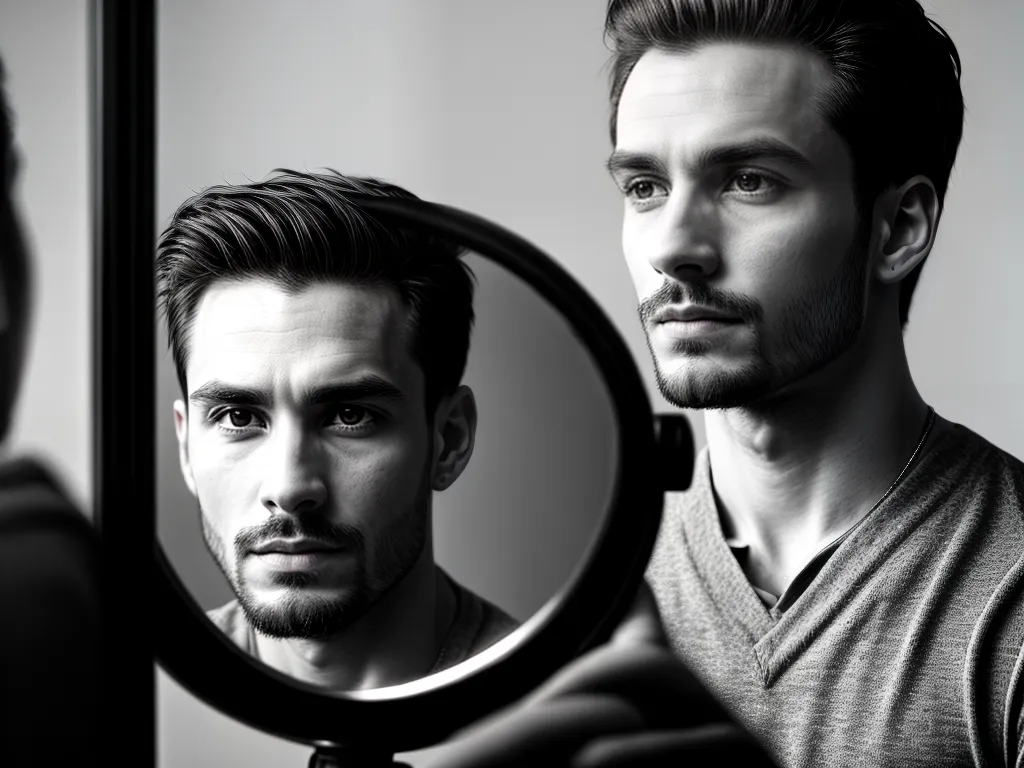 fotografia masculino reflexo 1