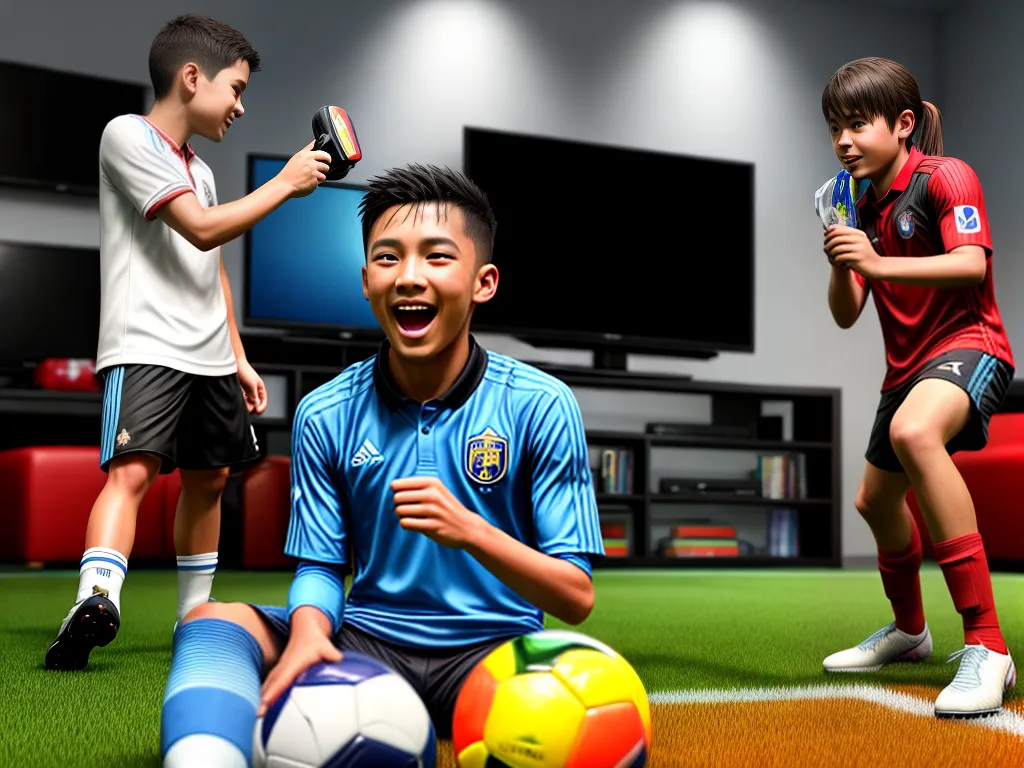fotografia playstation 2 futebol
