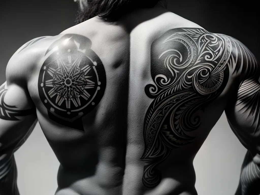 fotografia tattoo masculina nas costas