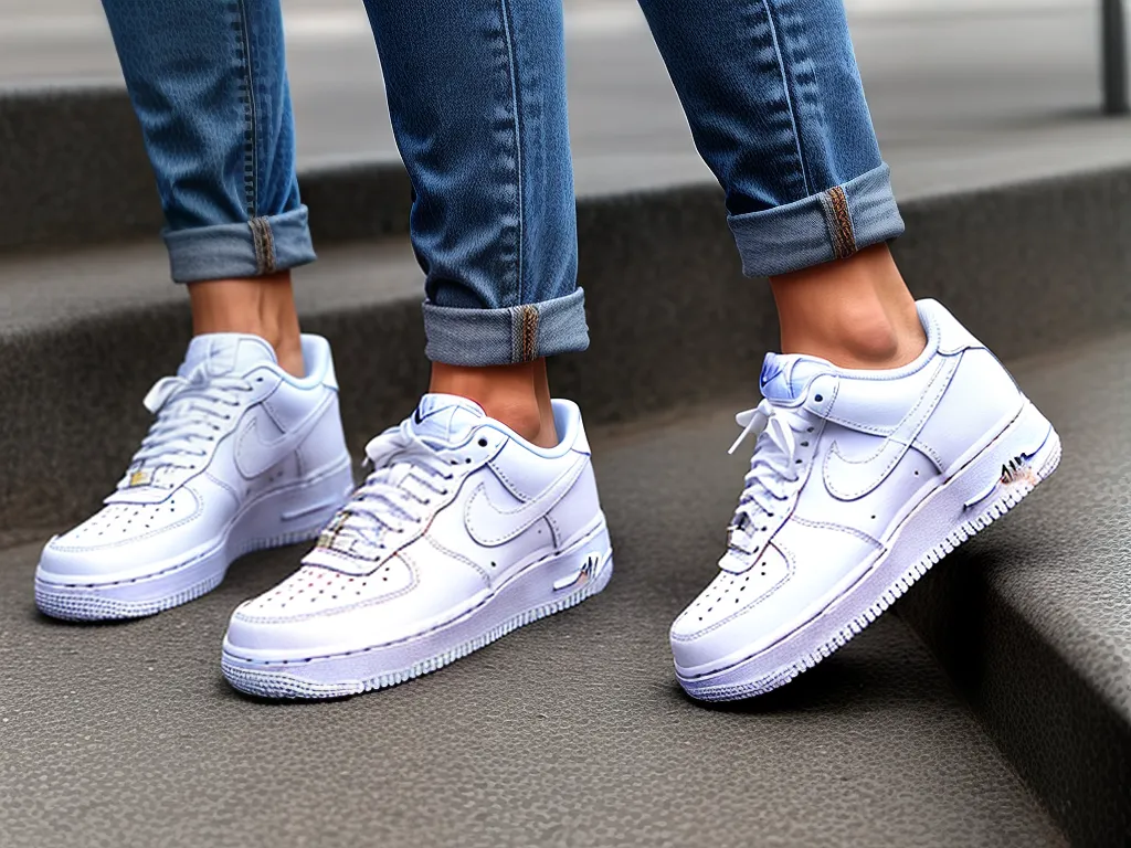 O Sensacional Lançamento do Sneaker AF1 Triple White 3 ilustracao af1 triple white