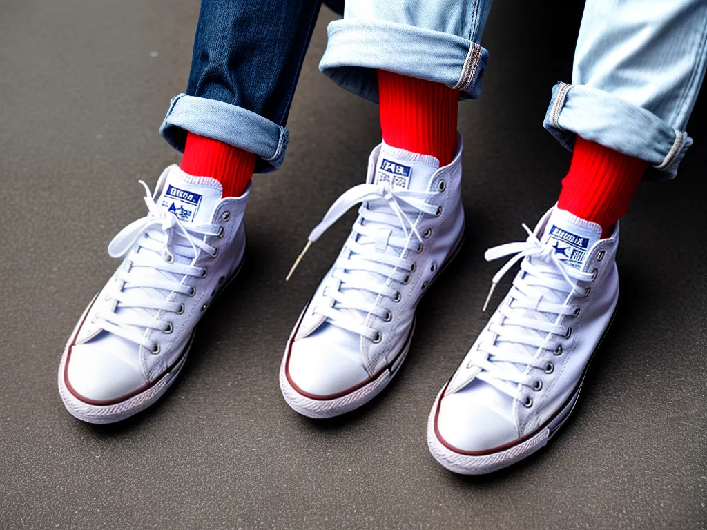 ilustracao all star branco cano alto masculino