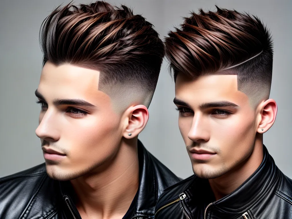 ilustracao cabelo corte degrade masculino 1